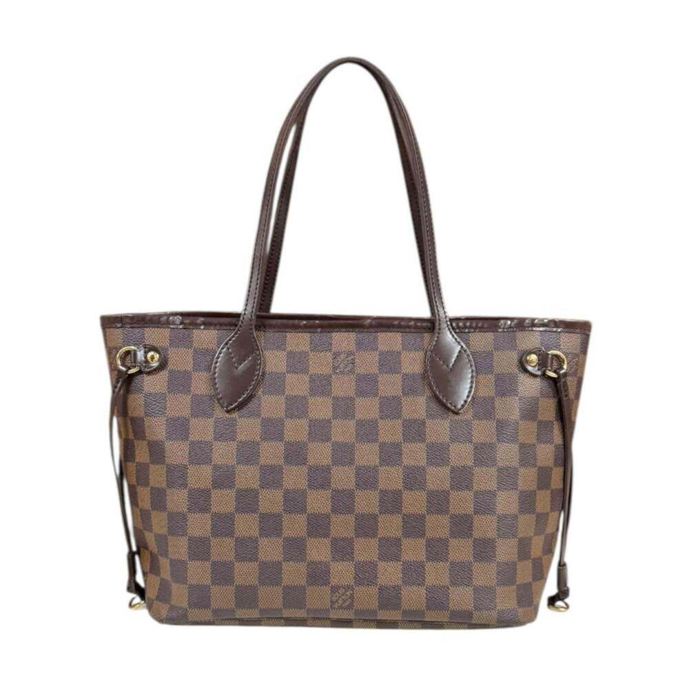 LOUIS VUITTON Brown Damier Canvas Neverfull PM Tote Bag - Picture 3 of 12